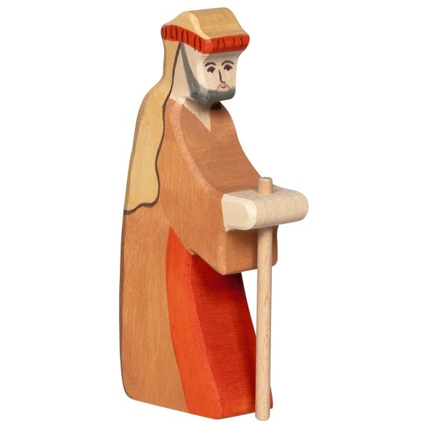 HOLZTIGER Hirte als Krippenfigur