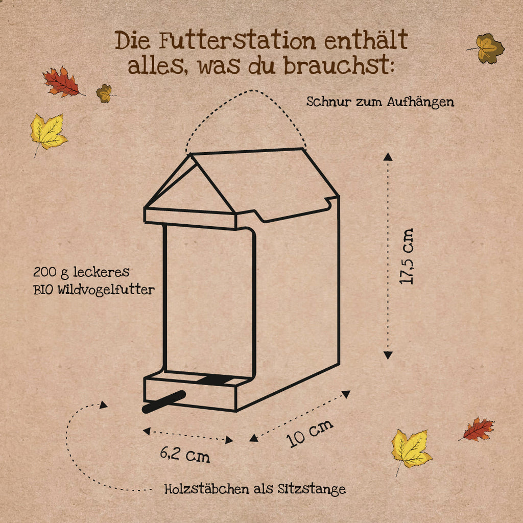 BIO-Freiluftbuffet für Vögel