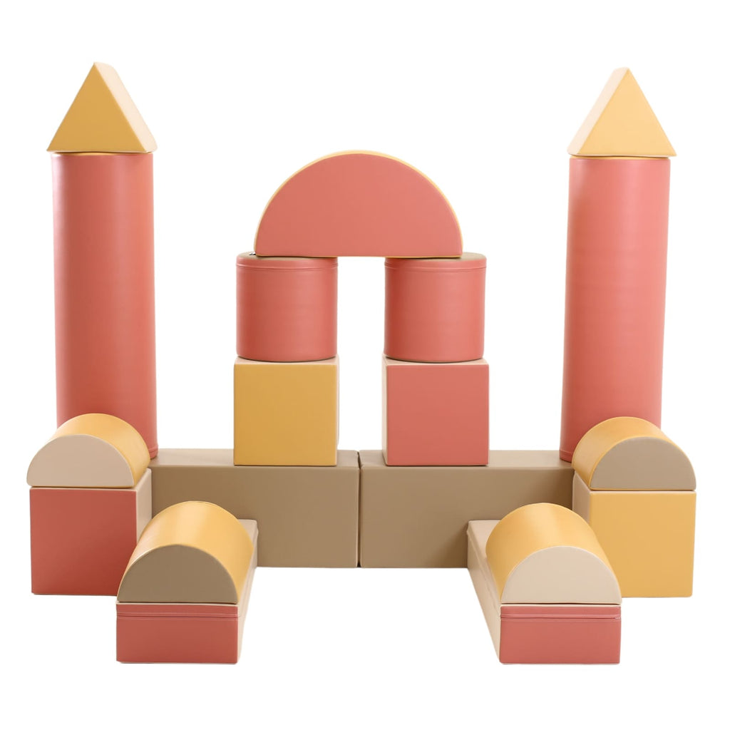 Softplay-Set Festung Schaumstoff Bausteine für Kleinkinder – KinderGlück