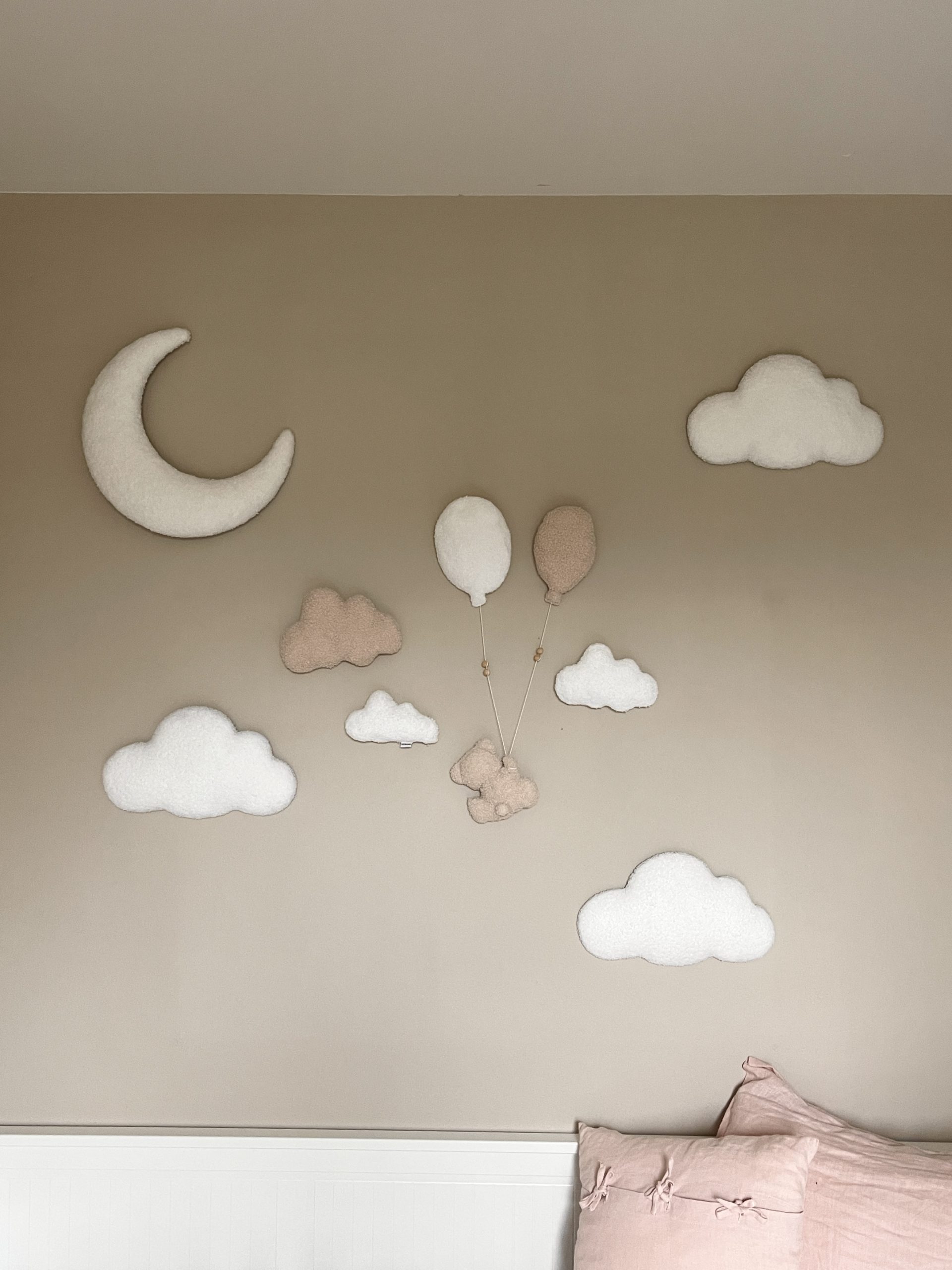 Full Bouclé wall composition-0