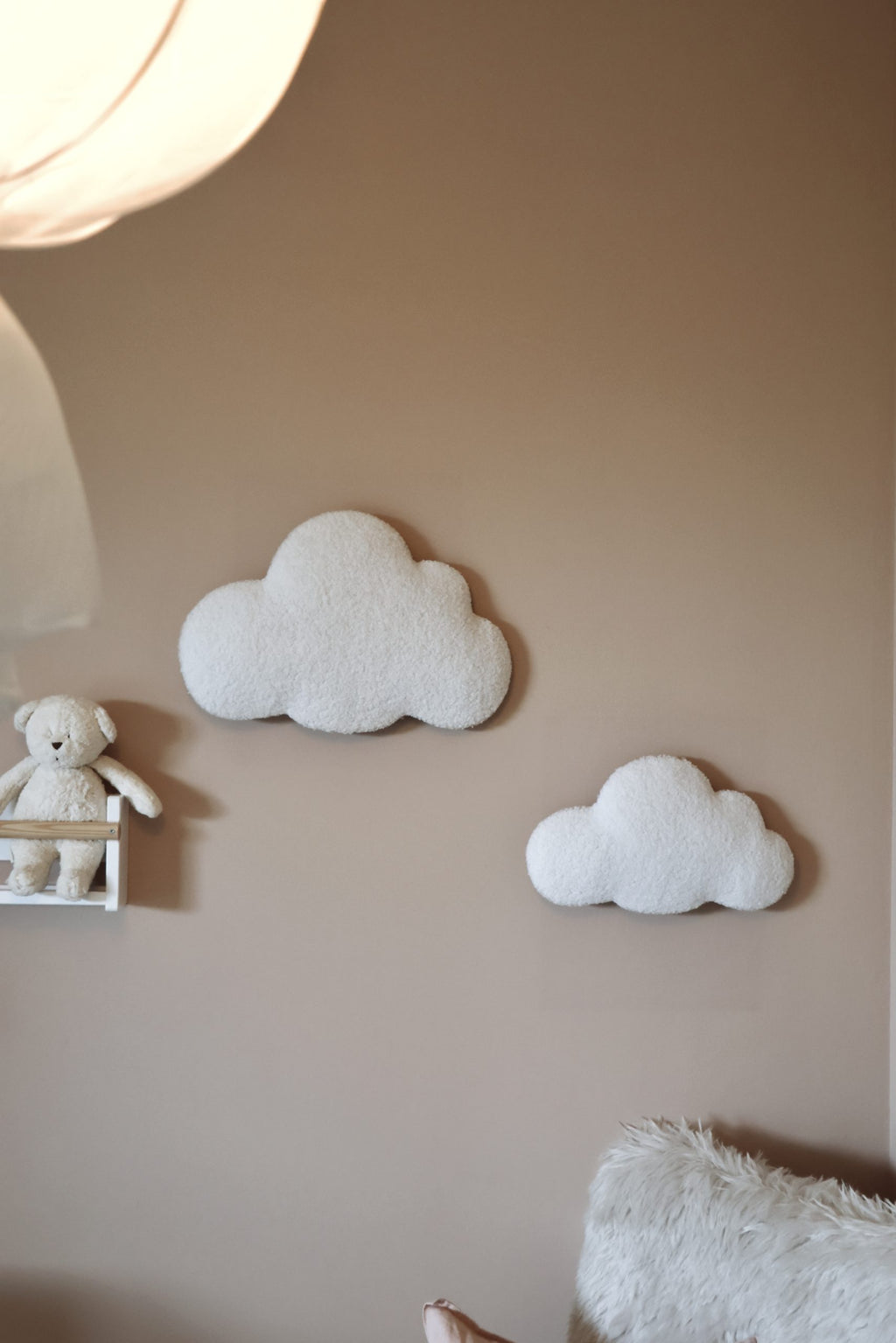 Cloud bouclé wall decor-7