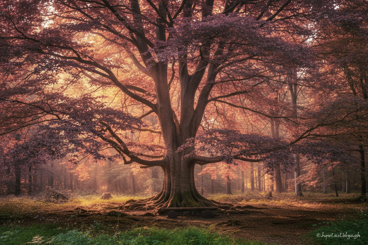 Majestätische Blutbuche