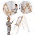 Staffelei mit Kinderstuhl für Indoor Klettergerüst – KinderGlück