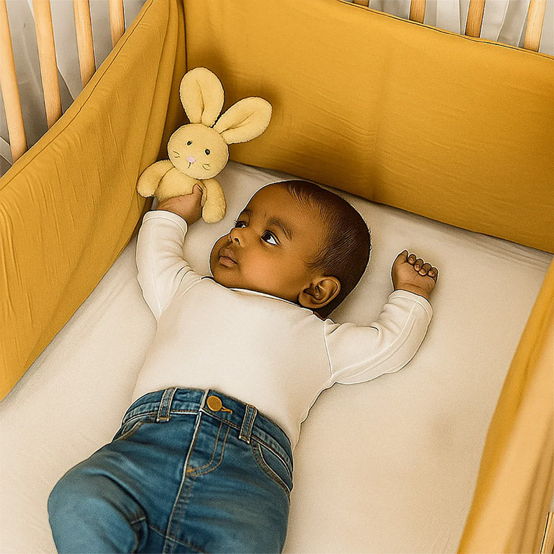 tour de lit coton bio honey made in france papate gots enfants biologique-1