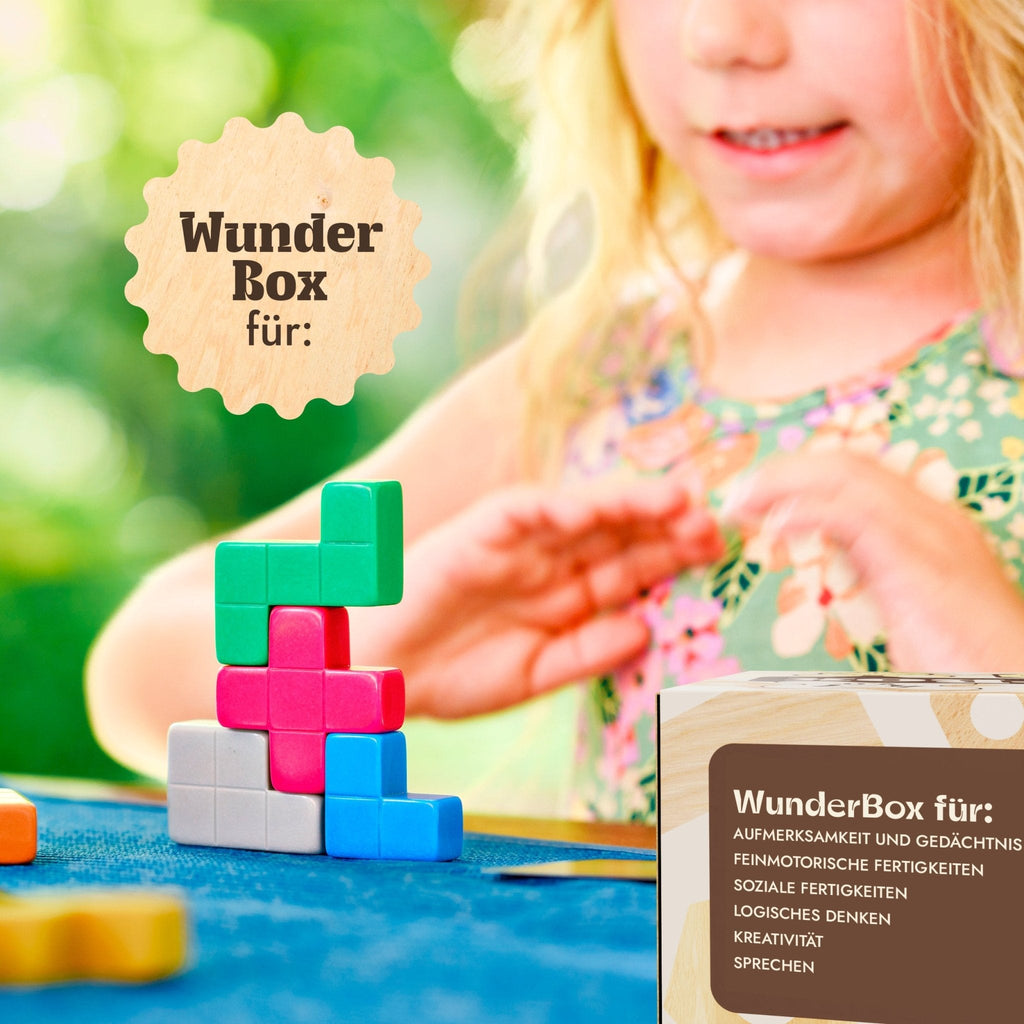 WunderBox 4-7 Jahre Lernspielzeug Entwicklung im Spielformat – KinderGlück