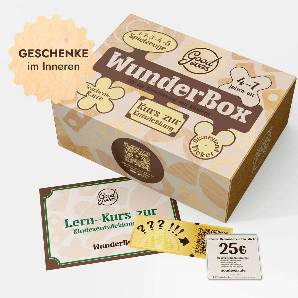 WunderBox 4-7 Jahre Lernspielzeug Entwicklung im Spielformat – KinderGlück
